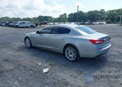 2014 Maserati Quattroporte S Q4 z USA, uszkodzony, nr VIN ZAM56RRA5E1082941